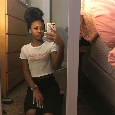 Follow Tropicm For More ️ Girls Selfies Beautiful Black Girl