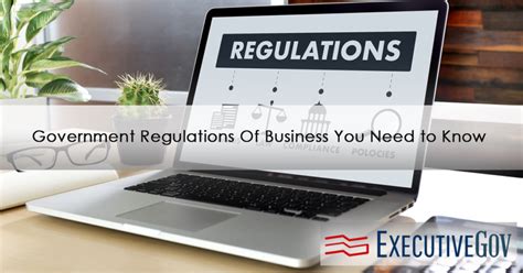 10 Government Regulations Of Business You Need To Know