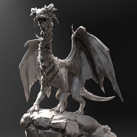 Dragon Zbrush Hd 3d Model Obj Ztl