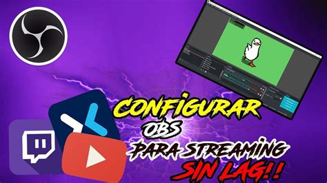 Como Configurar Obs Studio Para Directos Sin Lag Youtube