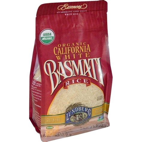 It is known for its fragrance and its flavour. Lundberg, Organic California White Basmati Rice, 2 lbs ...