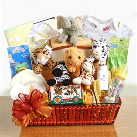 Here are 36 gift ideas for new parents. Noah's Ark Newborn Gift Basket - Gift Baskets by Occasion ...