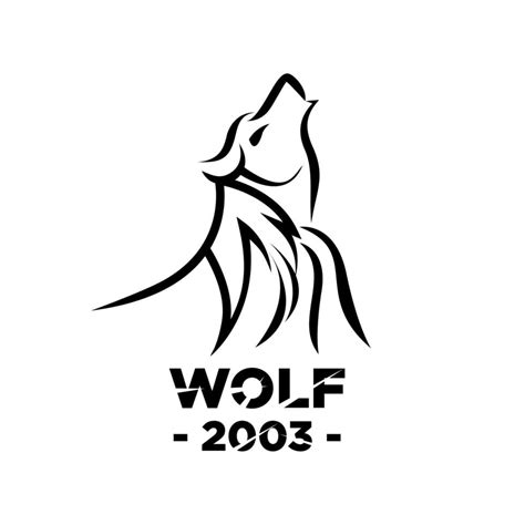 Wolf Logo Design Cool Wolf Logo Concept 12119855 Vector Art At Vecteezy