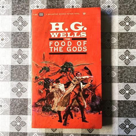 The Food Of The Gods By Hg Wells 1963 Ballantine Books Etsy Avon Books Books God
