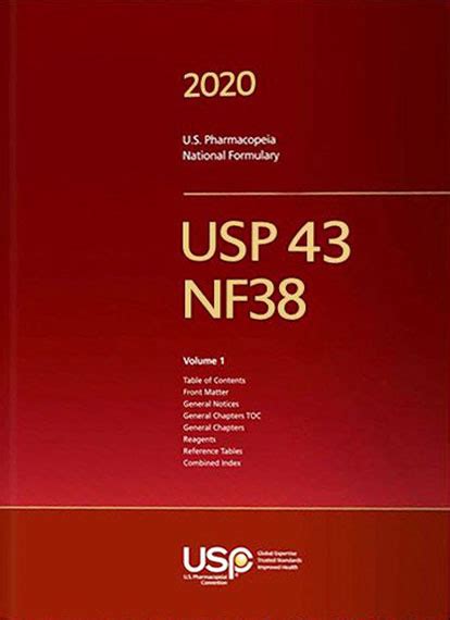 United States Pharmacopoeia 43 Nf38 National Formulary 38
