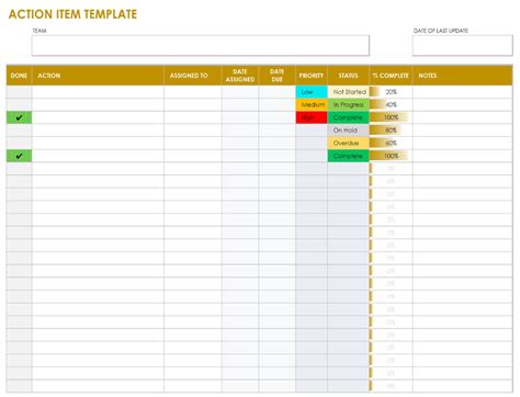 Best 17 Action Item Tracker Excel Download