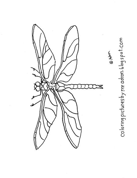 You can use our amazing online tool to color and edit the following free dragonfly coloring pages. Coloring Pages for Kids by Mr. Adron: Printable Simple ...