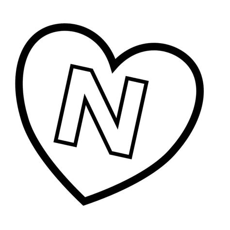 Letter N 1 Coloring Page Free Printable Coloring Pages For Kids