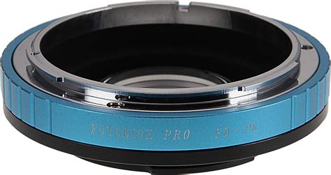 fotodiox pro lens mount adapter canon fd and fl 35mm slr lens to pentax k pk mount slr camera