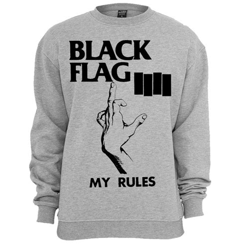 Black Flag My Rules Crewneck Sweatshirt