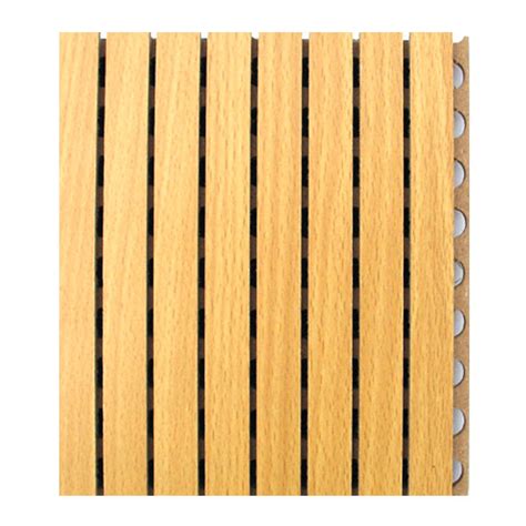 Interior Wall Cladding Wooden Grooved Acoustic Panel
