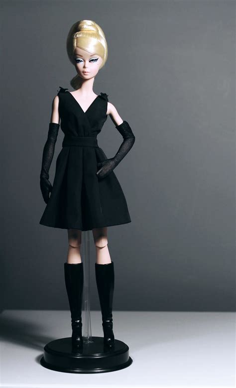 Barbie Silkstone Black Dress Classic David J Flickr