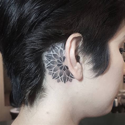 80 Best Behind The Ear Tattoo Designs And Meanings Nice