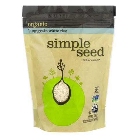 Save On Simple Seed Long Grain White Rice Organic Gluten Free Order