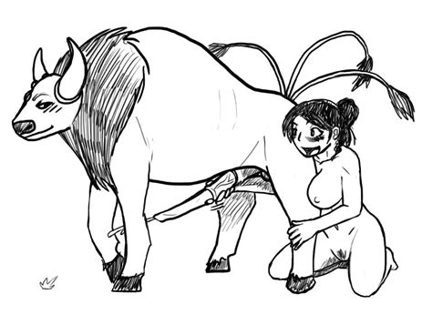 Rule 34 Blush Bovine Breasts Bull Cum Drawing Erection Female Feral