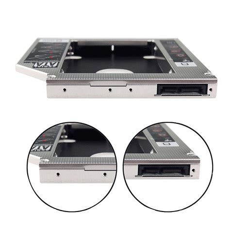 95mm Sata 2nd Hdd Ssd Hard Drive Caddy Universal For Cddvd Rom