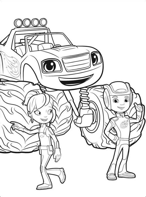 Blaze and the monster machines. Top 31 Blaze And the Monster Machines Coloring Pages