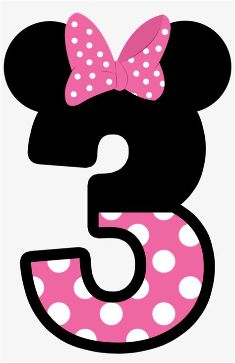 Mickey Numbers Svg