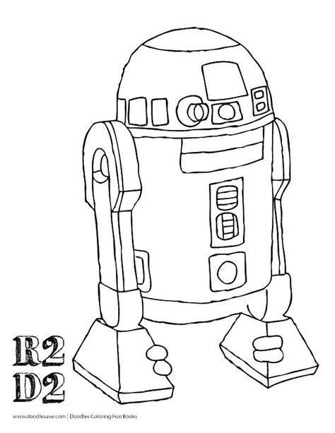 R2d2 Coloring Pages Printable At Free Printable