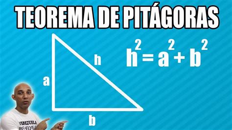 Teorema De Pitagoras Explicación Completa Y Ejemplos Youtube