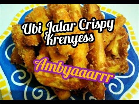 Pisang goreng crispycara membuat pisang goreng crispy ini tentunya akan membuat siapa saja tergoda dengan kriuknya yang renyah. Resep Membuat Ubi Jalar Crispy - YouTube