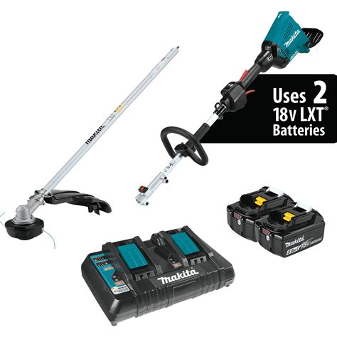 Makita 18v X2 Lxt Lithium Ion Cordless Power Head Kit With String Trimmer Attachment 50ah