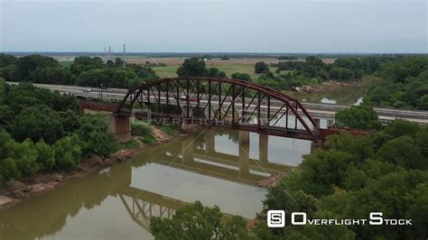 Overflightstock™ Bridges Across The Brazos River Brazos County