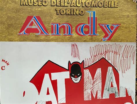 Andy Warhol Batman 1997 Original Vintage Poster For Sale Artspace