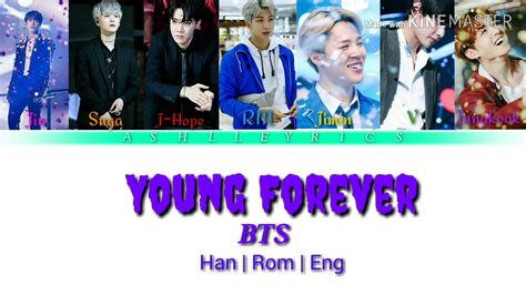 Bts방탄소년단 Young Forever Color Coded Lyrics Hanromeng Youtube
