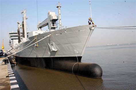 Livefist Updated Indian Navys New Fleet Tanker Deepak Commissioned