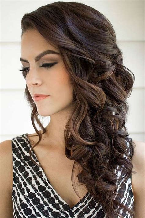 25 Weave Hairstyles Ideas For Truly Eye Catching Looks Side Curls Hairstyles Wedding Hair