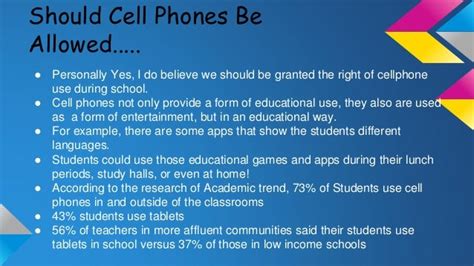 Should Phones Be Allowed In Schools
