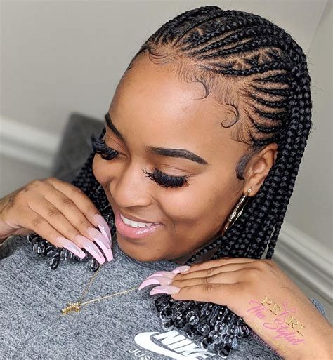 This hairstyle is trendy and has a very stylish appeal. 30 Best Cornrow Braids and Trendy Cornrow Hairstyles for ...