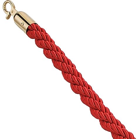Crowd Control Crowd Control Posts And Ropes Red Vinyl Braided Rope 59