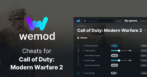 Call Of Duty Modern Warfare Cheats Trainers For Pc Wemod