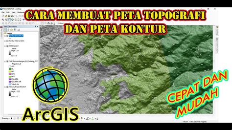 Tutorial Membuat Peta Topografi Dan Peta Kontur Menggunakan Arcgis My Xxx Hot Girl