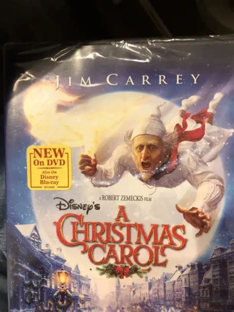 Dvd A Christmas Carol Jim Carrey 2010 Disney Pg New 96 Min Sealed 12