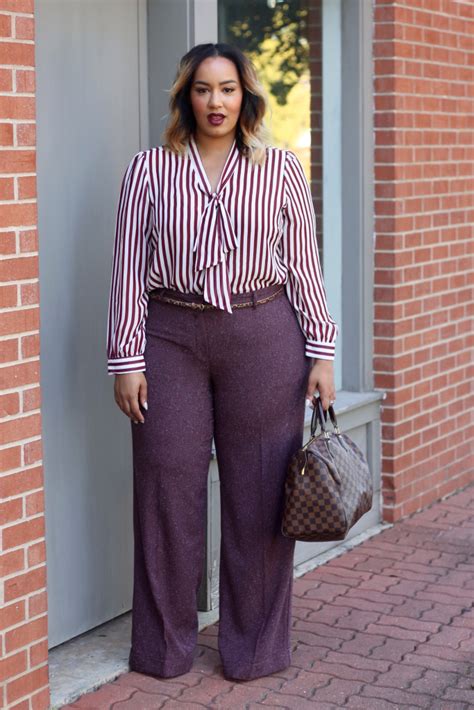 How To Wear Wide Leg Pants Plus Size Stylish Curves