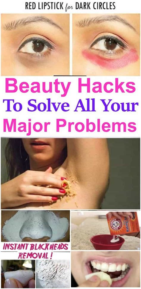 Beauty Hacks To Solve All Your Major Problems We Should Do This Beauty Hacks Beauty Hacks