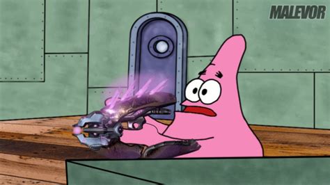 Patrick Thats A Needler From Halo Youtube