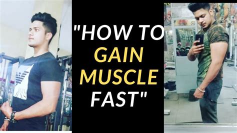 How To Gain Muscle Fast Muscle Gain Diet And Workout Tips Hindi