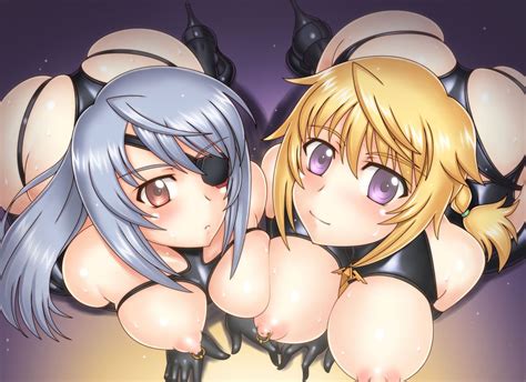 Charlotte Dunois And Laura Bodewig Infinite Stratos Drawn By Yasuomi