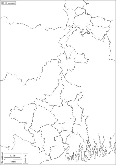 Maphill lets you look at west bengal from many different perspectives. West Bengal free map, free blank map, free outline map ...
