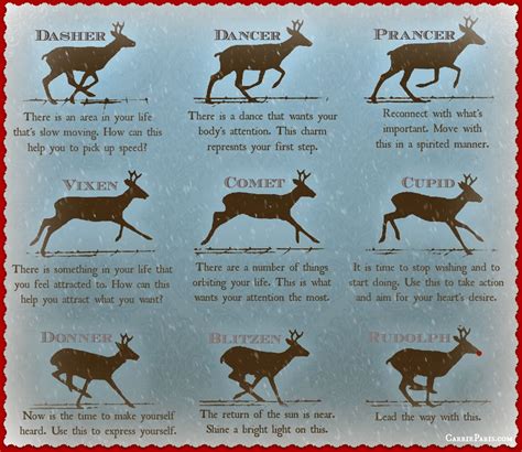 Divining With Reindeer Reindeer Names