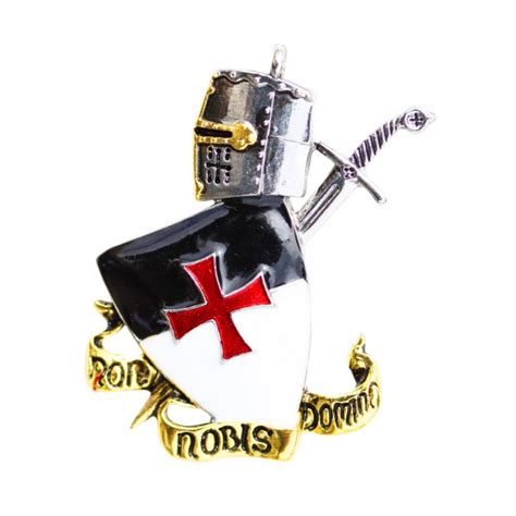 Knights Templar Order Knight And Shield Lapel Pin Military Remembrance Pins