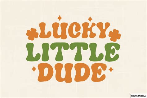 Lucky Little Dude Retro Svg Graphic By Vertex · Creative Fabrica