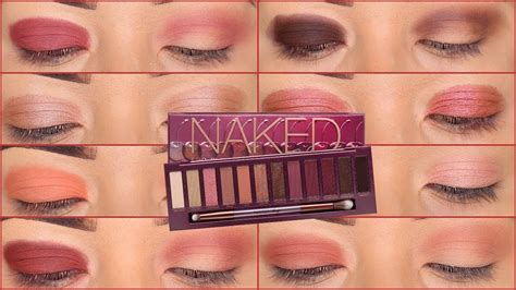 Urban Decay Naked Cherry Palette Eye Swatches And Tutorial Youtube My