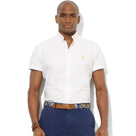 Polo Ralph Lauren Polo Classicfit Shortsleeved Oxford Sport Shirt In