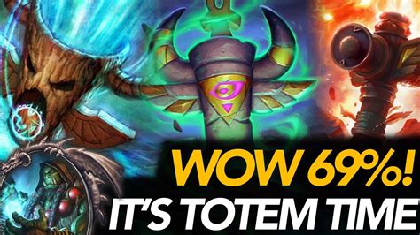 The totem shaman is a variation on the standard midrange shaman deck that has been popular and viable since hearthstone 's release, but it gains a little bit of extra oomph and synergy by making use. 69% Winrate WOW! Totem Shaman The Sleeper Deck?! | Ashes ...