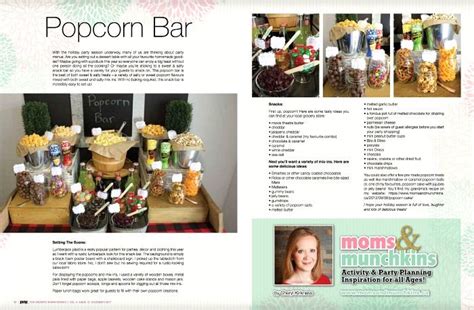 Popcorn Bar Ideas For A Buffet Moms And Munchkins Snack Treat Snack